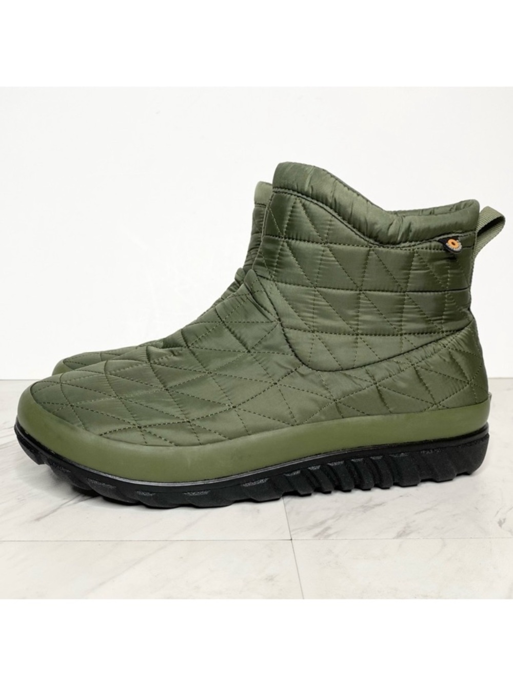 Bogs Snowday II Short Green Puffer Boot 10